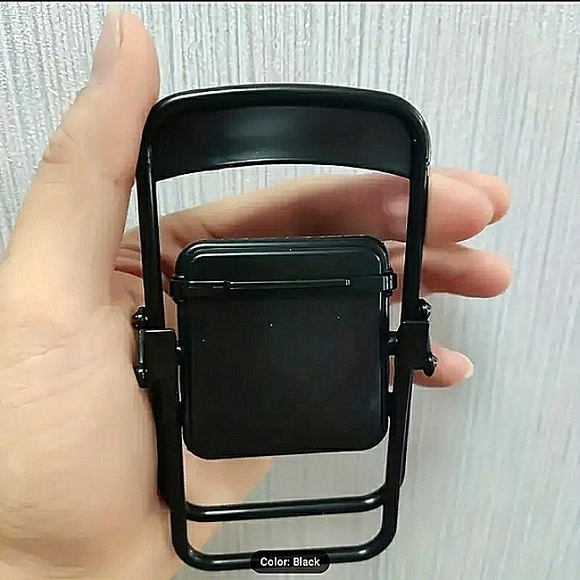 Folding Chair Statement Necklace Cellphone Holder or Desk Accessory I.Y.K.Y.K - Picture 11 of 13